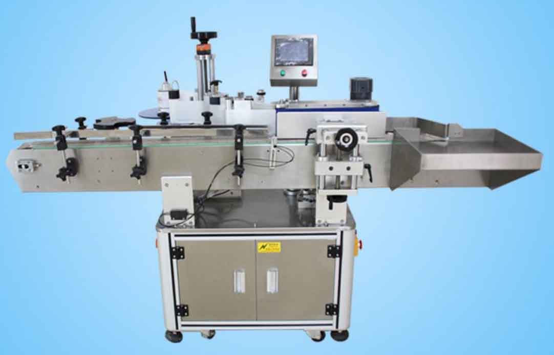 全自动立式圆瓶贴标机 高效精准的自动化贴标解决方案